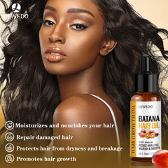 Lewedo Naturals Batana Oil – Pure Hair Growth & Anti-Hair Loss Care