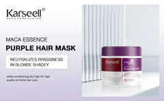 Karseell Purple Hair Mask – Professional Purple Shampoo for Blonde, Silver & Gray Hair