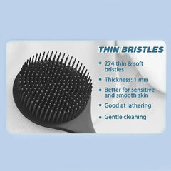 Silicone Back Scrubber Brush – Exfoliating Bath & Shower Body Massager