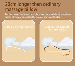 Electric Shiatsu Neck & Back Massager Pillow with Heat & Vibration