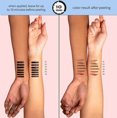 6-Color Peel-Off Lip Liner & Matte Lip Tint – Waterproof Long-Lasting