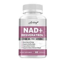 NAD+ & Resveratrol Supplement – Anti-Aging, Energy & Cellular Health Booster