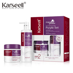 Karseell Purple Hair Mask – Professional Purple Shampoo for Blonde, Silver & Gray Hair
