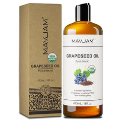MAYJAM 473ml Carrier Oil Blend – Castor, Jojoba, Grapeseed & Coconut for Skin & Hair