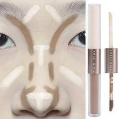2-in-1 Contour & Highlight Stick – Double-Ended Concealer Makeup Pen
