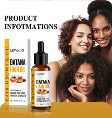 Lewedo Naturals Batana Oil – Pure Hair Growth & Anti-Hair Loss Care