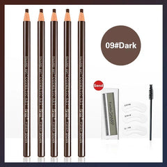 5pcs Microblading Eyebrow Pencil Set – Waterproof Tattoo Brow Pen