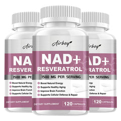 NAD+ & Resveratrol Supplement – Anti-Aging, Energy & Cellular Health Booster