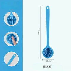 Silicone Back Scrubber Brush – Exfoliating Bath & Shower Body Massager
