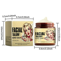 Whipped Beef Tallow & Honey Balm – Moisturizing Face & Body Cream