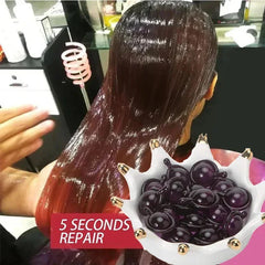 Hair Vitamin Capsules with Keratin Oil