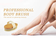 Exfoliating Wooden Body Massage Shower Brush