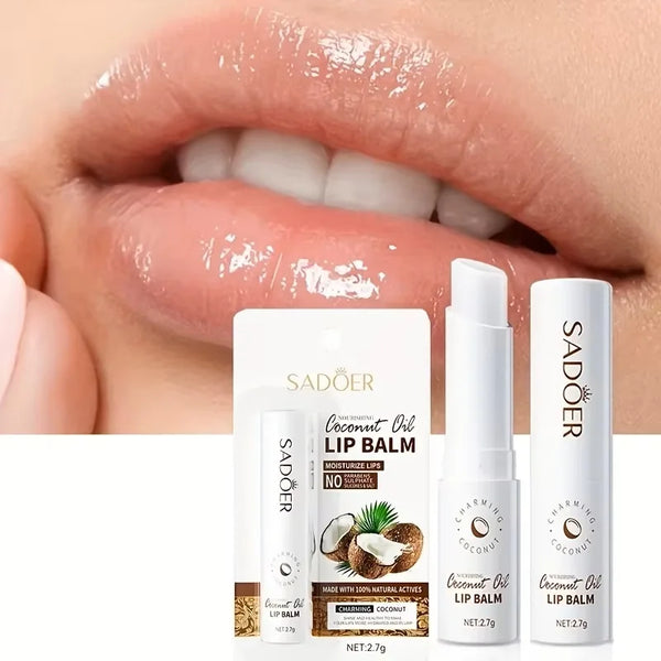 Coconut Lip Balm – Long-Lasting Moisture & Nourishment