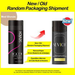 Sevich Hair Building Fibers – Keratin Thickening Powder & Hair Loss Concealer (25g)