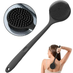 Silicone Back Scrubber Brush – Exfoliating Bath & Shower Body Massager