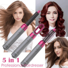 5-in-1 Hair Dryer Hot Air Comb