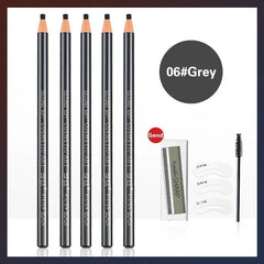 5pcs Microblading Eyebrow Pencil Set – Waterproof Tattoo Brow Pen