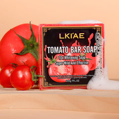 xLKIAE Tomato Fruit Scented Handmade Natural Bar Soap