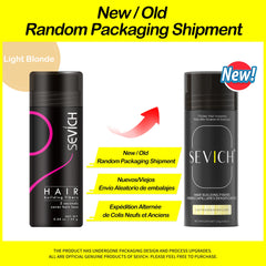 Sevich Hair Building Fibers – Keratin Thickening Powder & Hair Loss Concealer (25g)