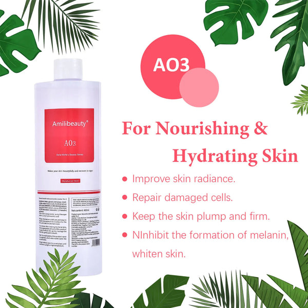 Hydra Liquid Face Serum – 3pcs 1200ml Aqua Peel Solution for Deep Skin Cleaning