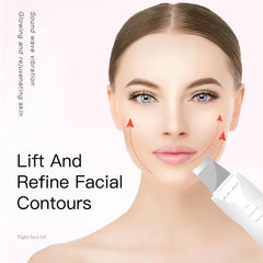 Ultrasonic Skin Scrubber – Electric Face Spatula for Deep Cleansing & Blackhead Removal