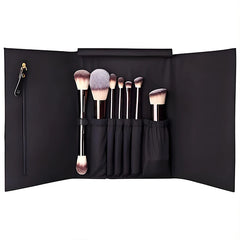 Hourglass Vegan Travel Brush Set – 7 Face & Eye Brushes with Bag