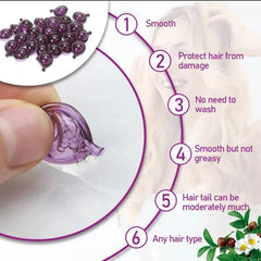 Hair Vitamin Capsules with Keratin Oil