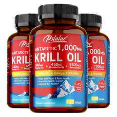 Antarctic Krill Oil Capsules – Astaxanthin, EPA & DHA for Heart, Brain & Joint Health