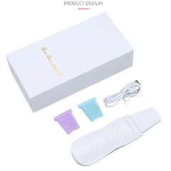 Ultrasonic Skin Scrubber – Electric Face Spatula for Deep Cleansing & Blackhead Removal