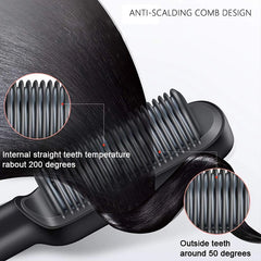Professional Hair Comb Brush & Beard Straightener